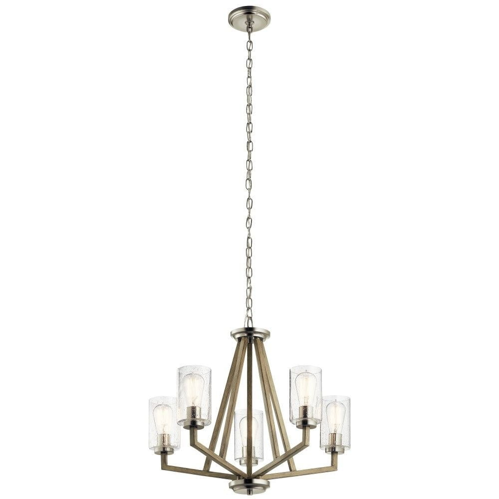 Kichler Lighting Deryn 5 - Light Chandelier in  Distressed Antique Gray
