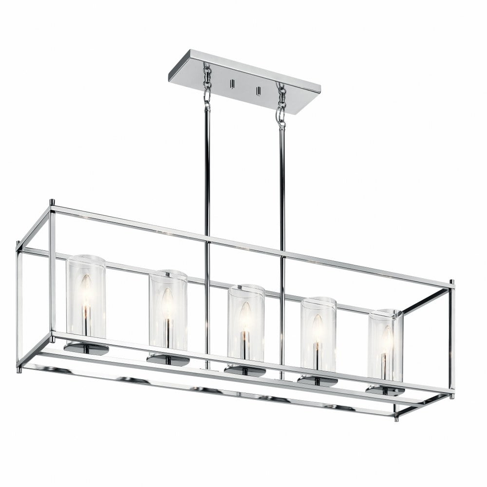 Kichler Lighting Crosby 5 - Light Chandelier in  Chrome