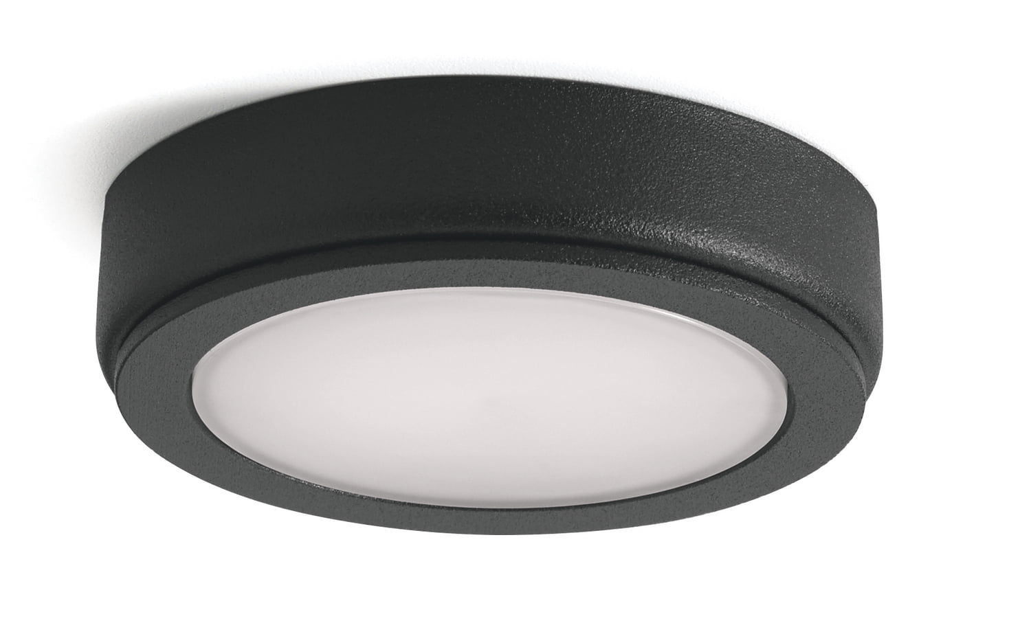 6D24V30BKT Contemporary Modern 6D Series 24V LED Disc Finish, Textured Black