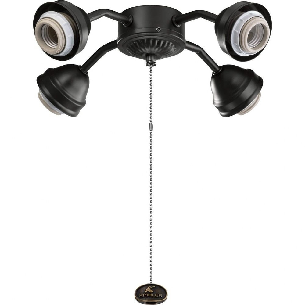 Kichler Lighting - LED Fan Fitter - 9W 4 LED Bent Arm Fitter - with Traditional