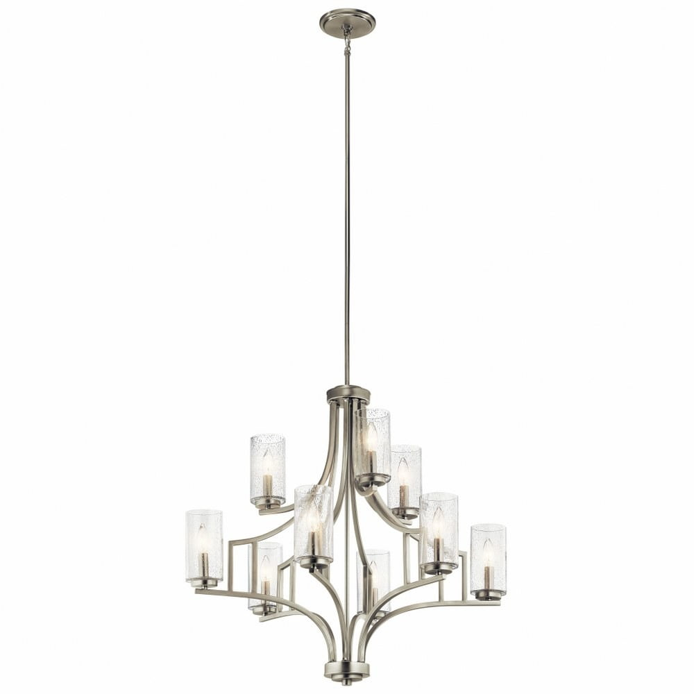 Kichler Lighting Vara 9 - Light Chandelier in  Brushed Nickel