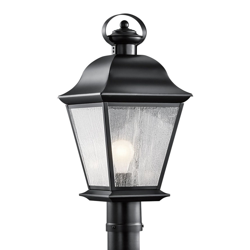 Kichler Lighting Mount Vernon 1 - Light Post Light in  Black