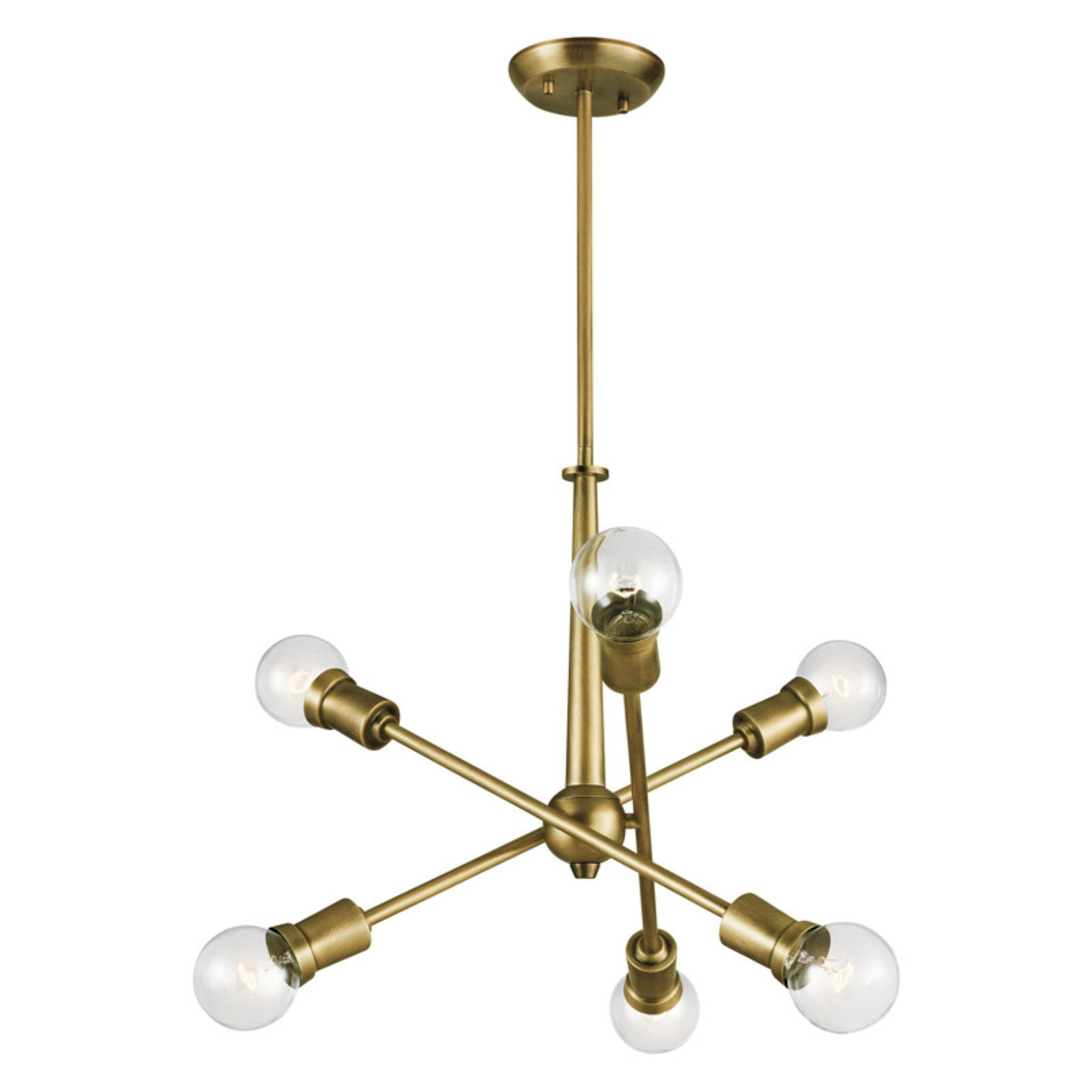 Kichler Lighting Armstrong 6 - Light Chandelier in  Natural Brass