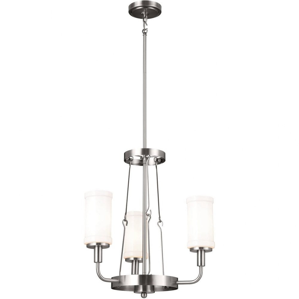 Kichler Lighting Vetivene 3 - Light Chandelier in  Classic Pewter