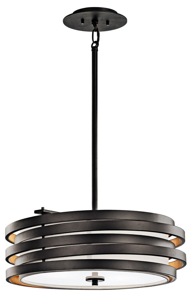 Kichler Lighting Roswell 3 - Light Pendant in  Olde Bronze
