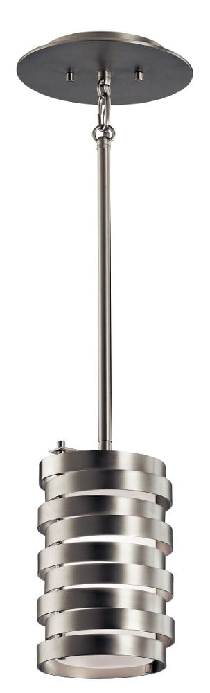 Kichler Lighting Roswell 1 - Light Pendant in  Brushed Nickel