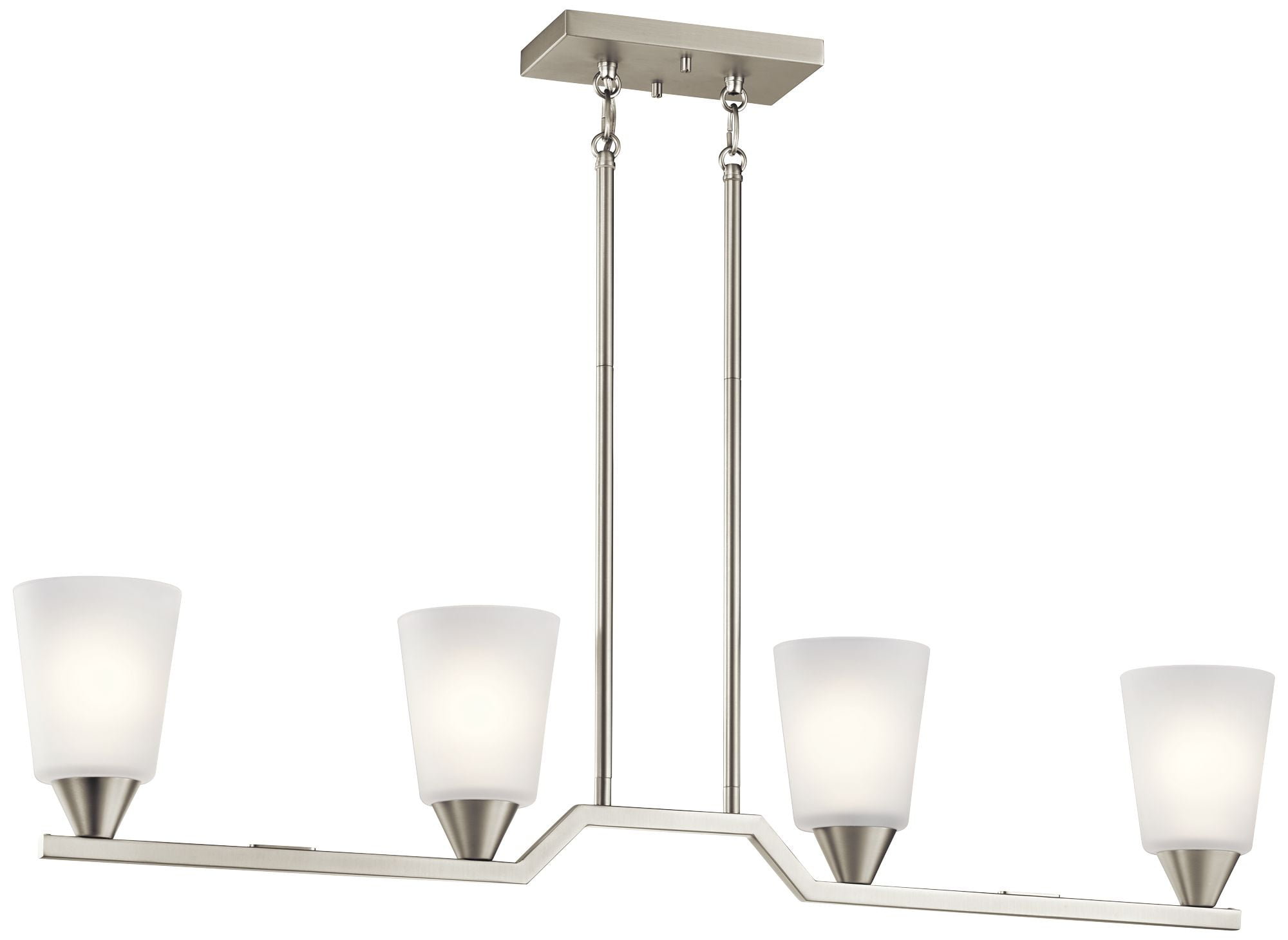 Kichler Skagos 4 Lt Chandelier Nickel
