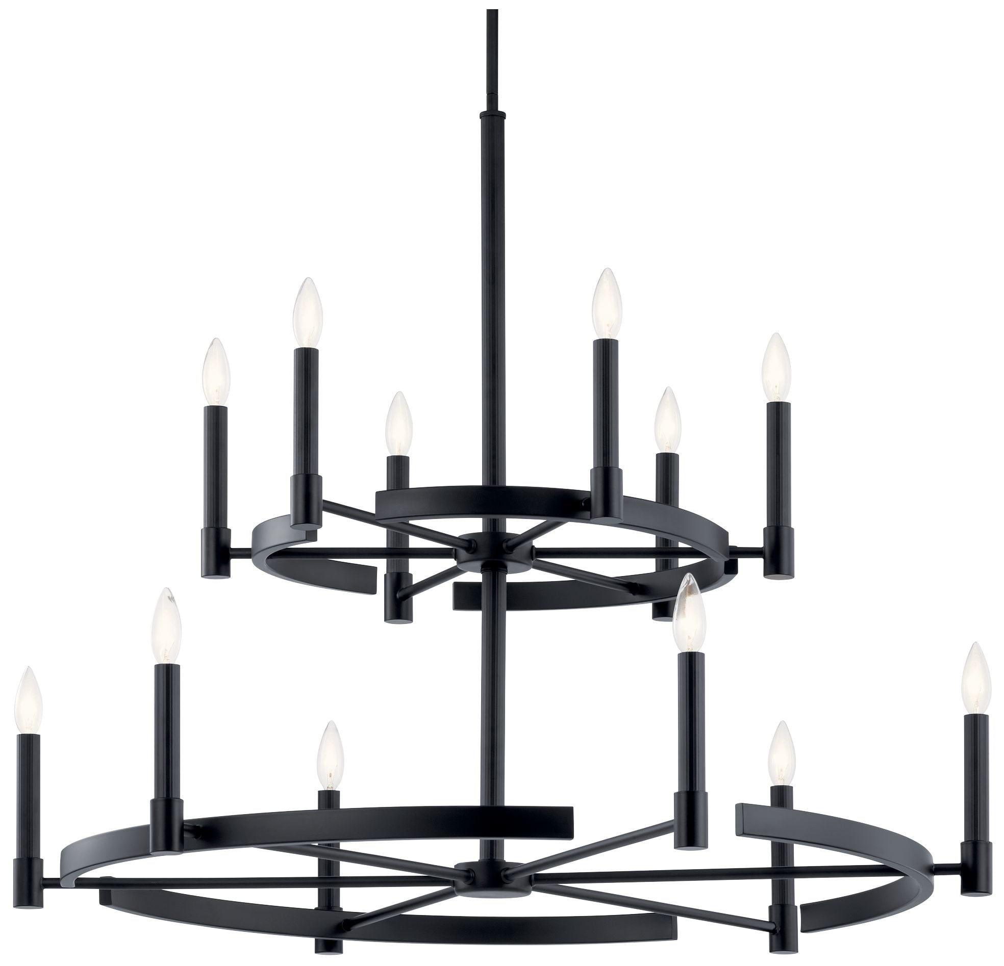 Kichler Lighting Tolani 12 - Light Chandelier in  Black