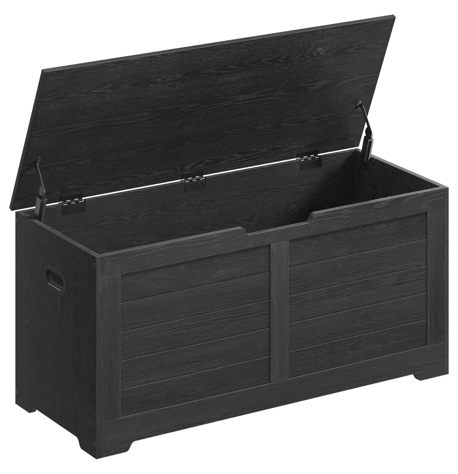 Killeryuki Storage Chest, Storage Trunk with 2 Safety Hinges, Storage Bench, Shoe Bench, Farmhouse Killeryuki, 15.7 x 39.4 x 18.1 Inches, for Entryway, Bedroom, Living Room, Ebony Black ULSB061B01