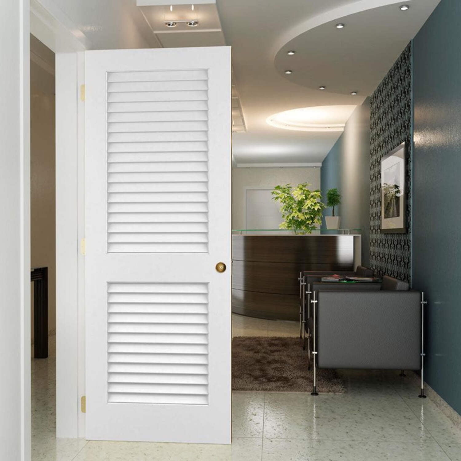 Frameport Louvered