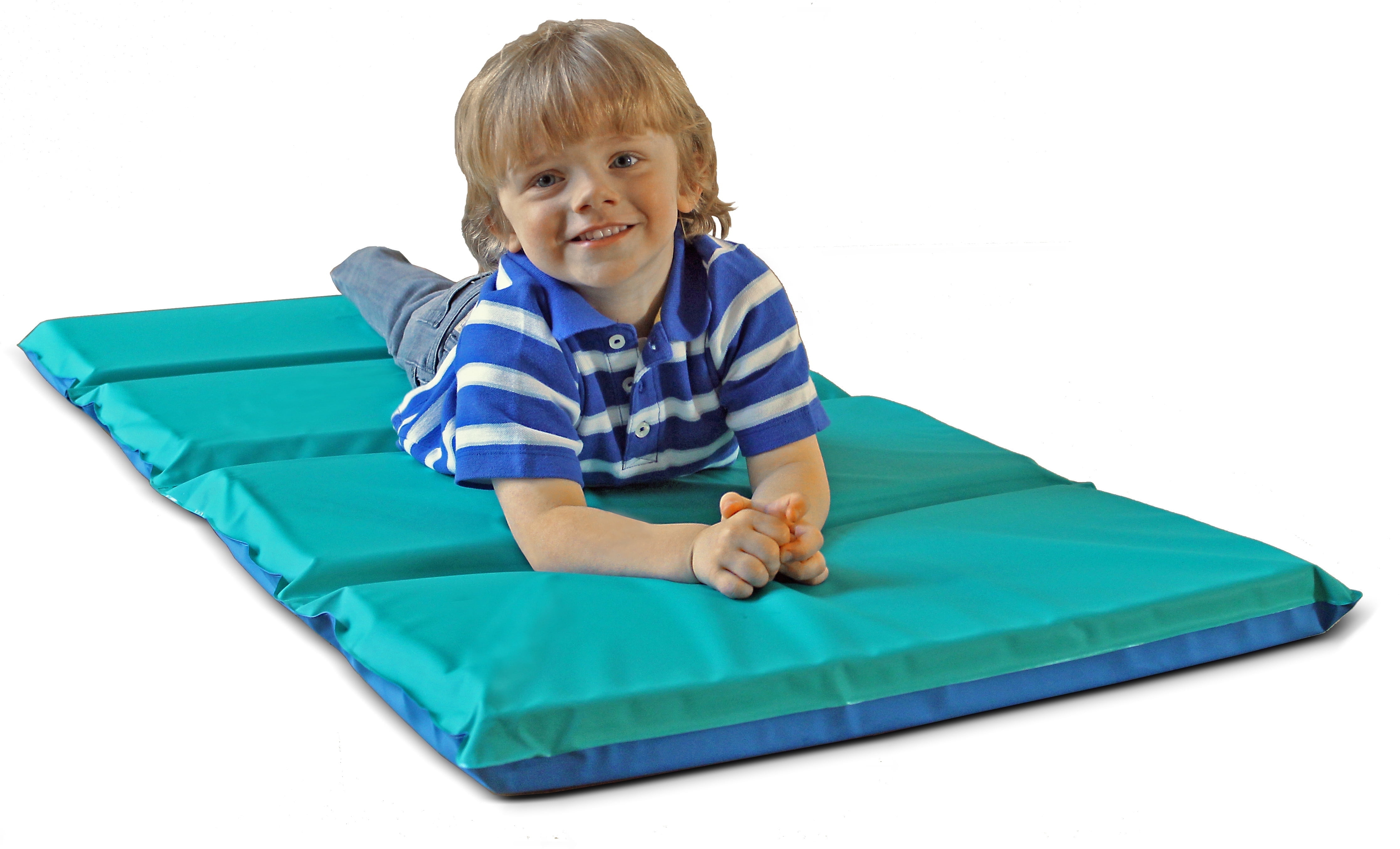 KinderMat 2" Thick Junior DayDreamer - 2" x 19" x 44" Blue/Teal