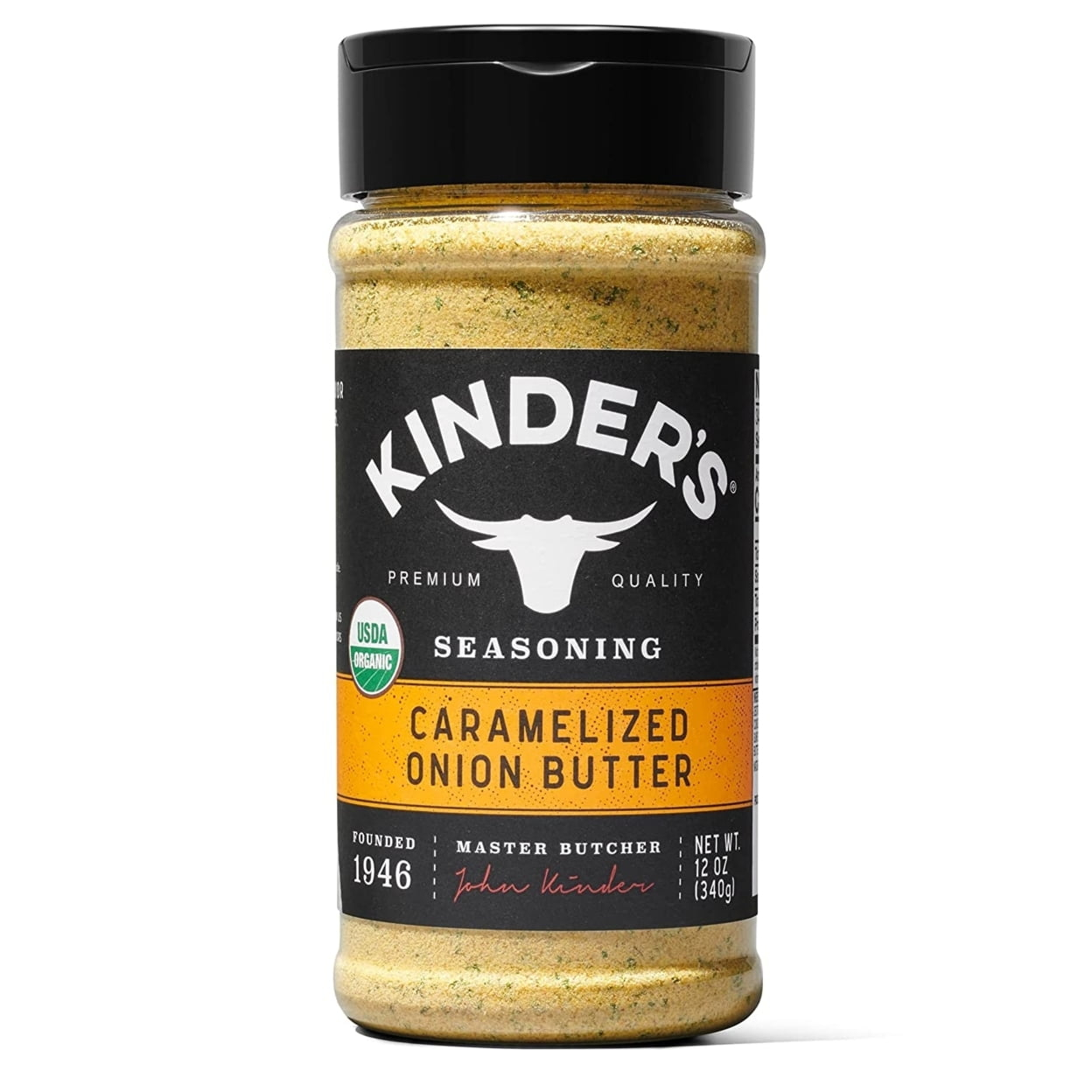 Kinders Organic Caramelized Onion Butter Seasoning 12 Ounce