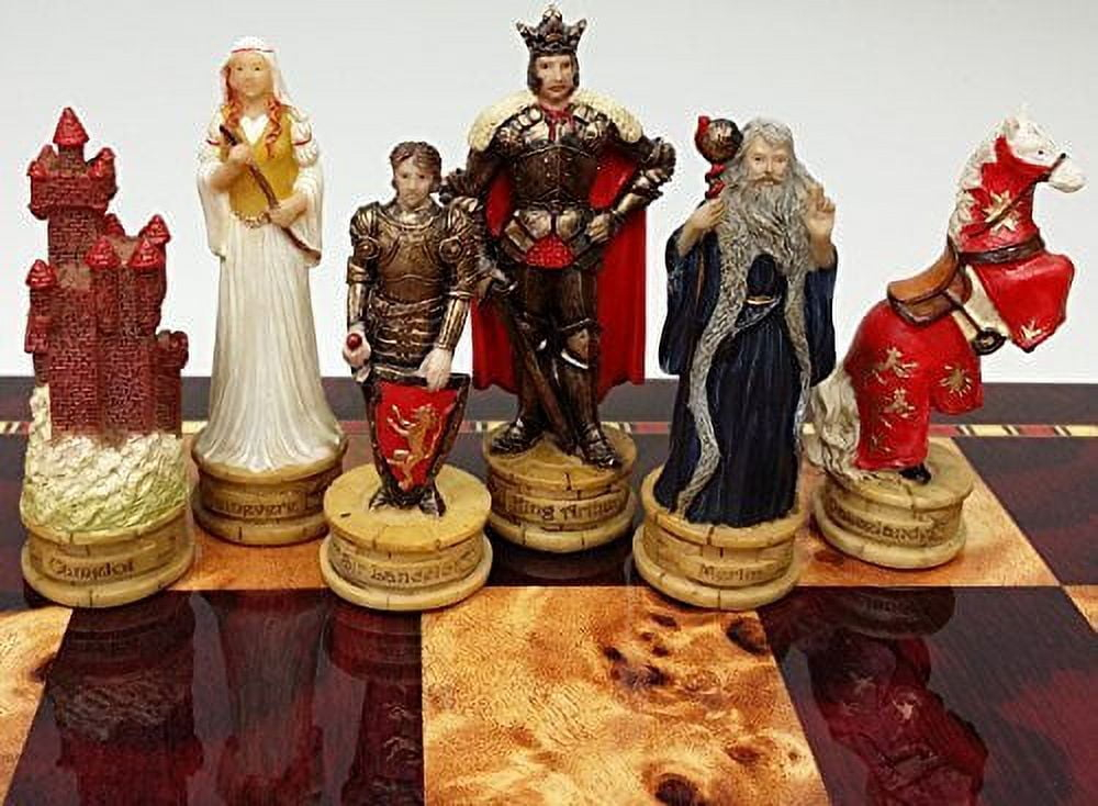 King Arthur / Sir Lancelot Camelot Medieval Times Knight Set Chess Men -NO Board