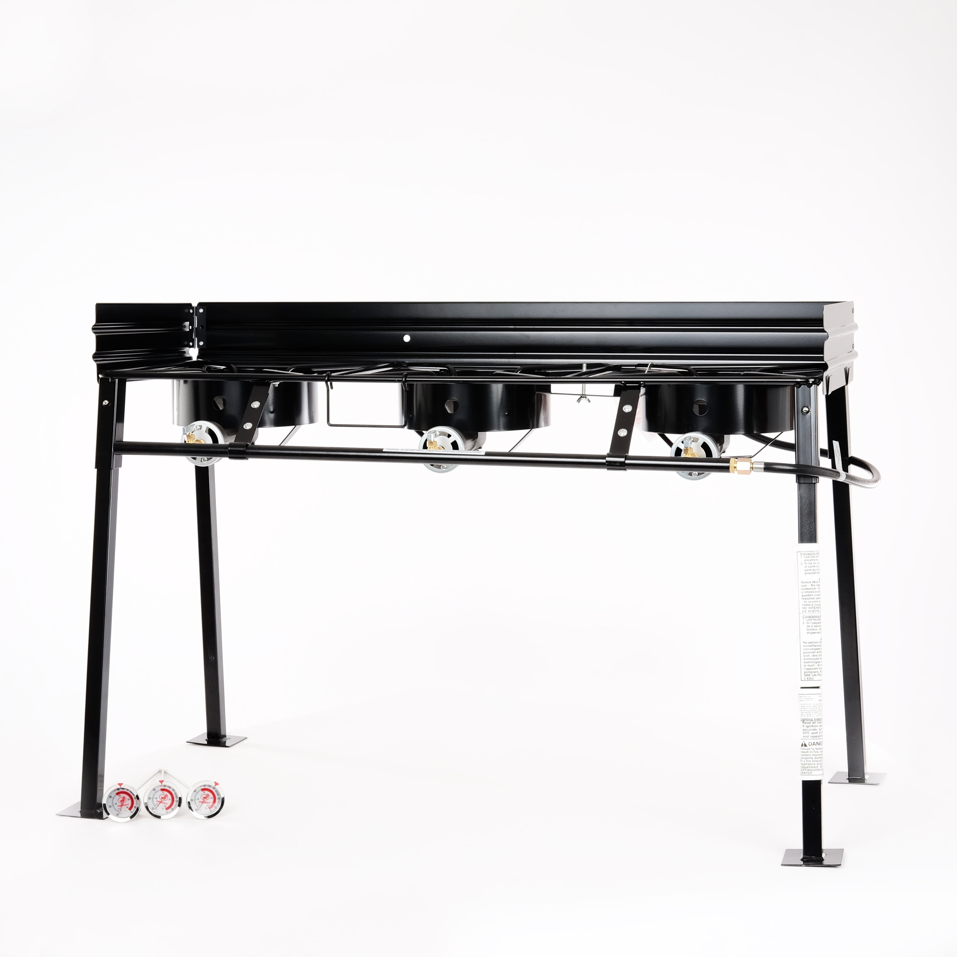 King Kooker King Kooker Tall Rectangular Outdoor Three Burner Outdoor Camp Stove Package