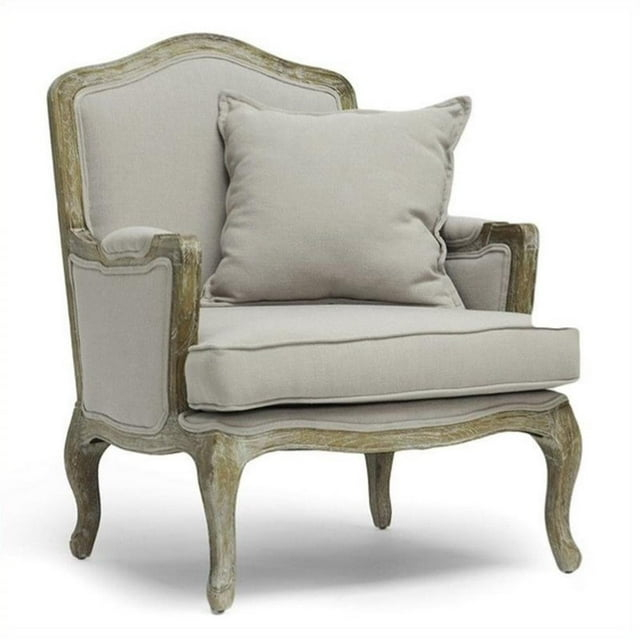 Baxton Studio Constanza Classic Antiqued French Accent Chair