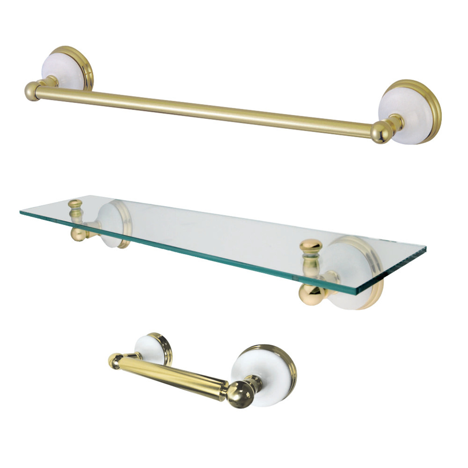 Kingston Brass Victorian 3-Piece Bathroom Hardware Set