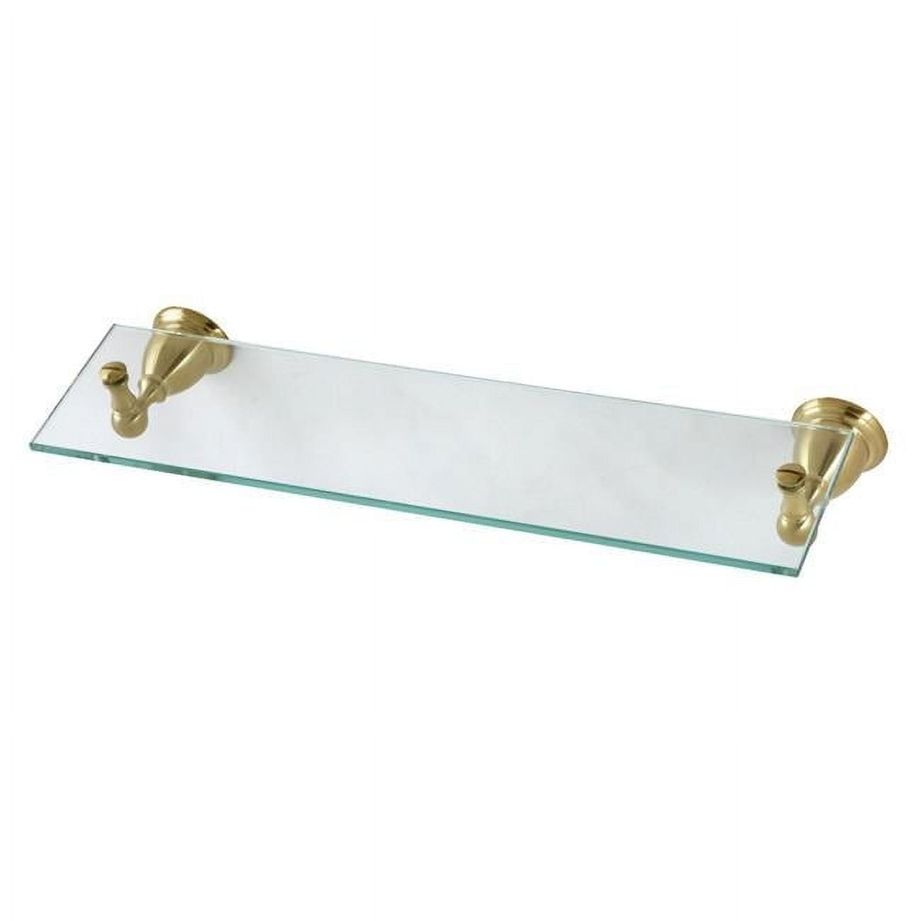 Kingston Brass Ba1759 Heritage 21" Brass And Glass Bathroom Shelf - Brass