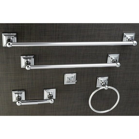 Kingston Brass  Acerra 5-piece Bathroom Accessory Set Polished chrome Chrome Finish