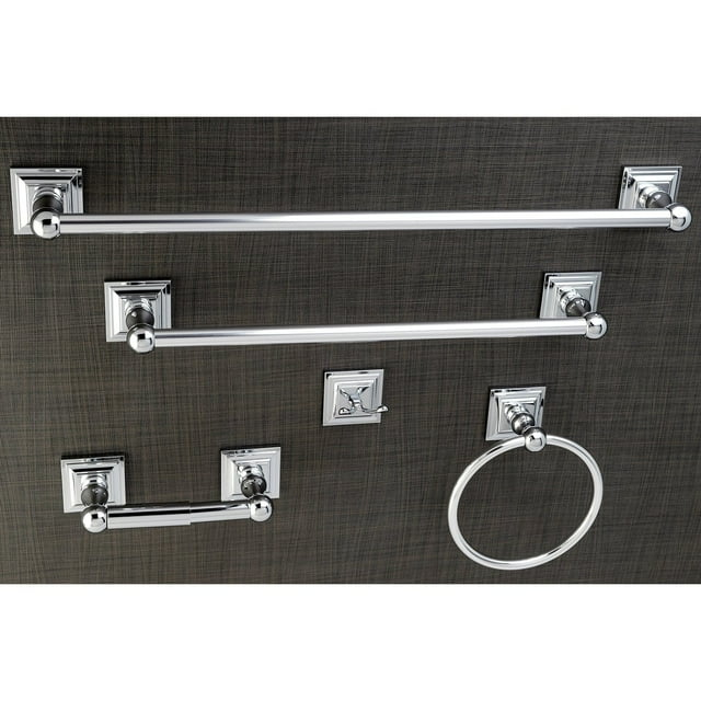 Kingston Brass  Acerra 5-piece Bathroom Accessory Set Polished chrome Chrome Finish