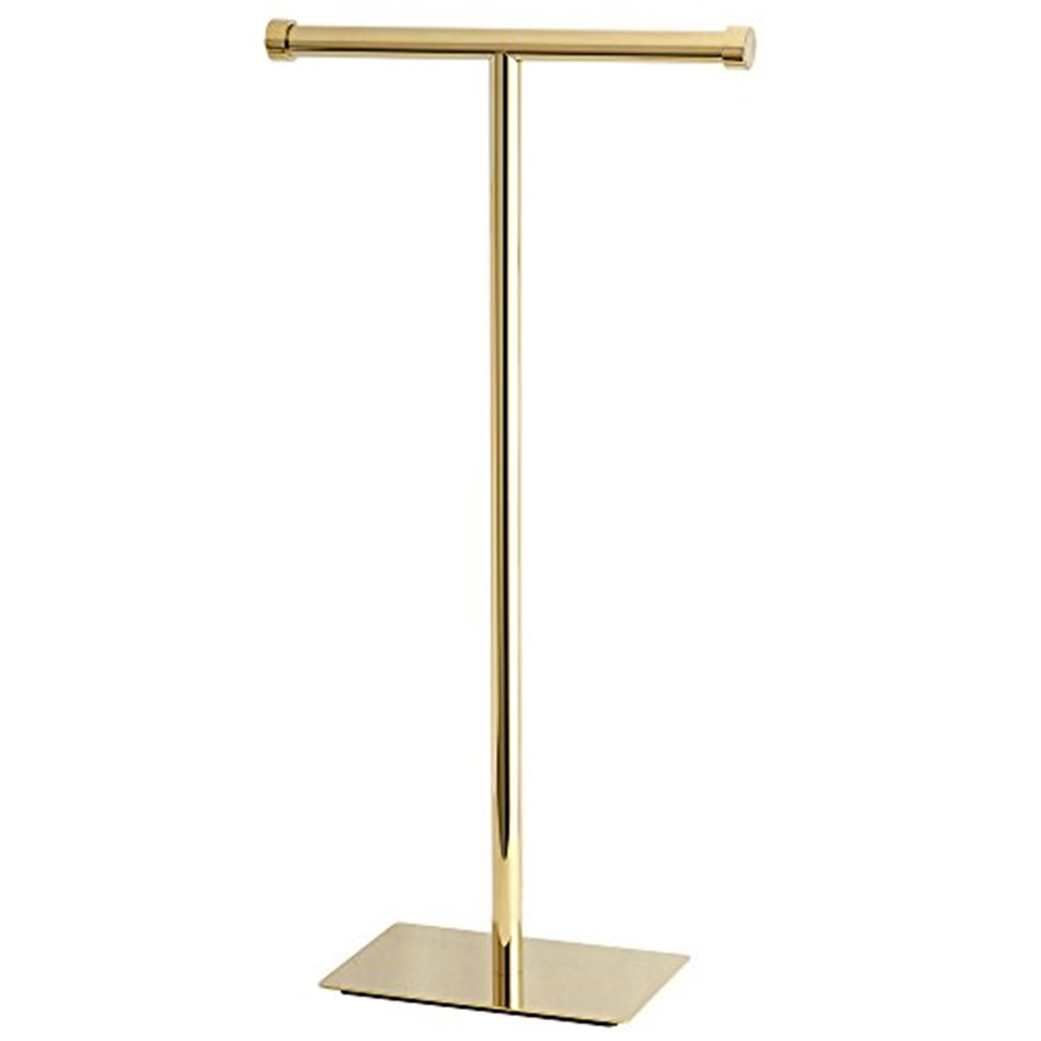 Kingston Brass Cc810 Claremont Free Standing Euro Toilet Paper Holder - Brass