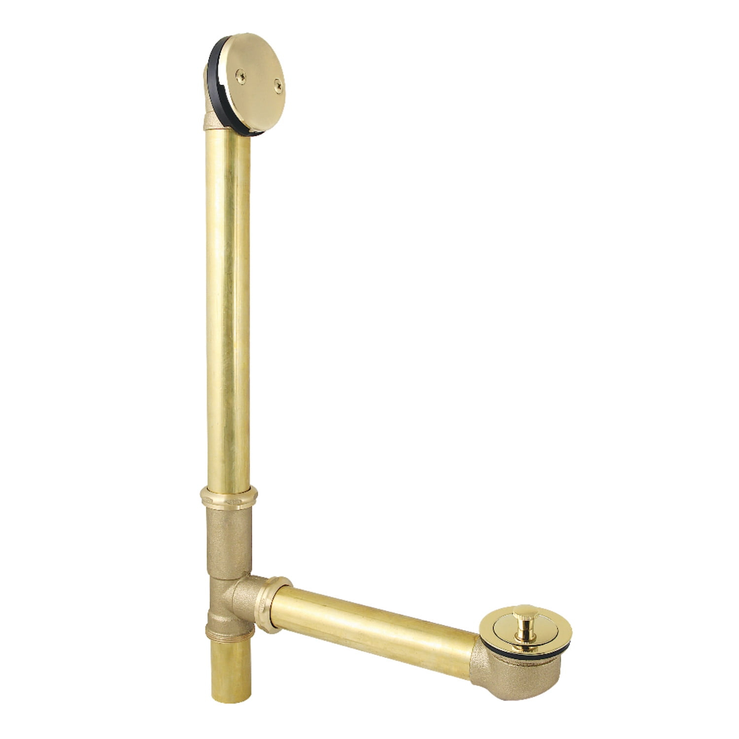 Kingston Brass Made To Match 21-Inch Brass Lift and Turn Tub Waste and Overflow