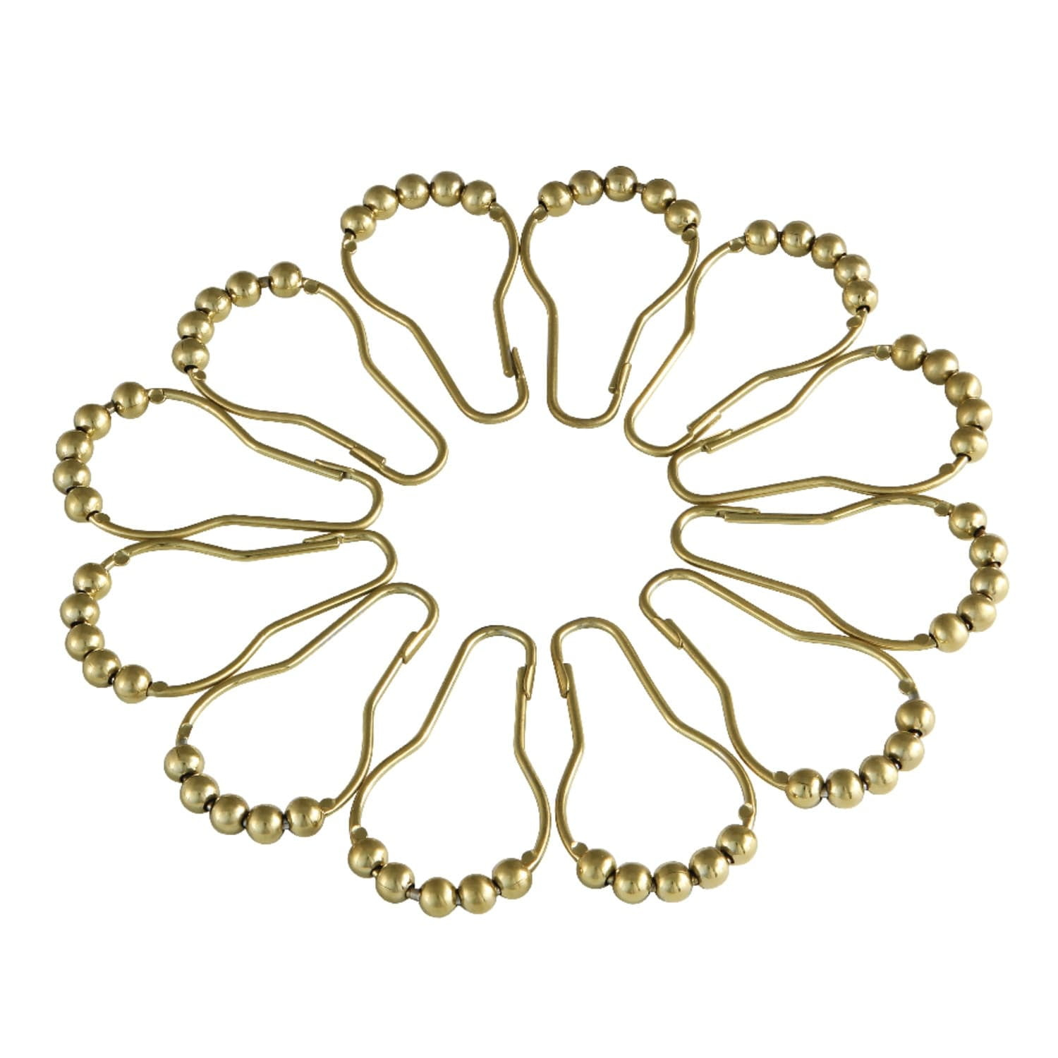 Kingston Brass Kingston Brass Edenscape Roller Ball Shower Curtain Rings (Set of 12)