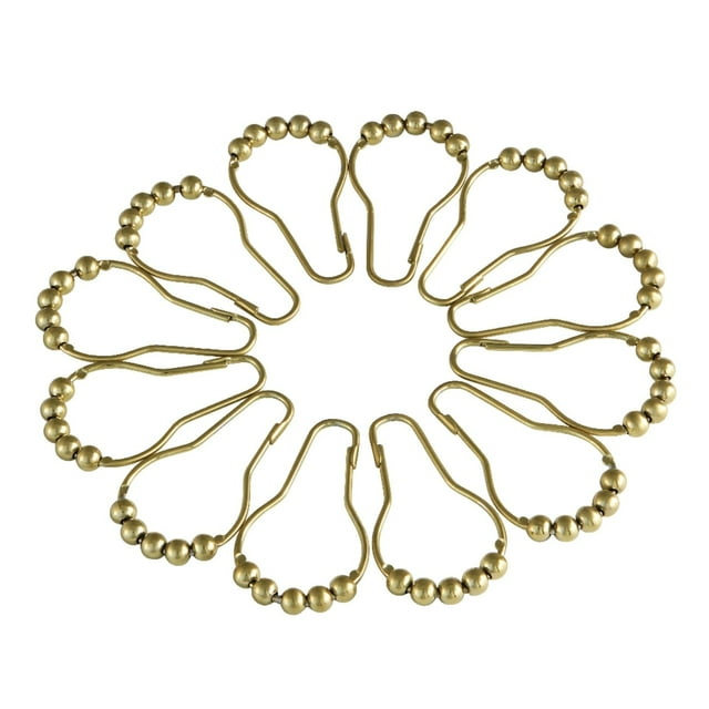 Kingston Brass Kingston Brass Edenscape Roller Ball Shower Curtain Rings (Set of 12)