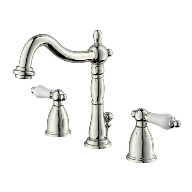 Heritage Widespread Bathroom Faucet with Drain Assembly