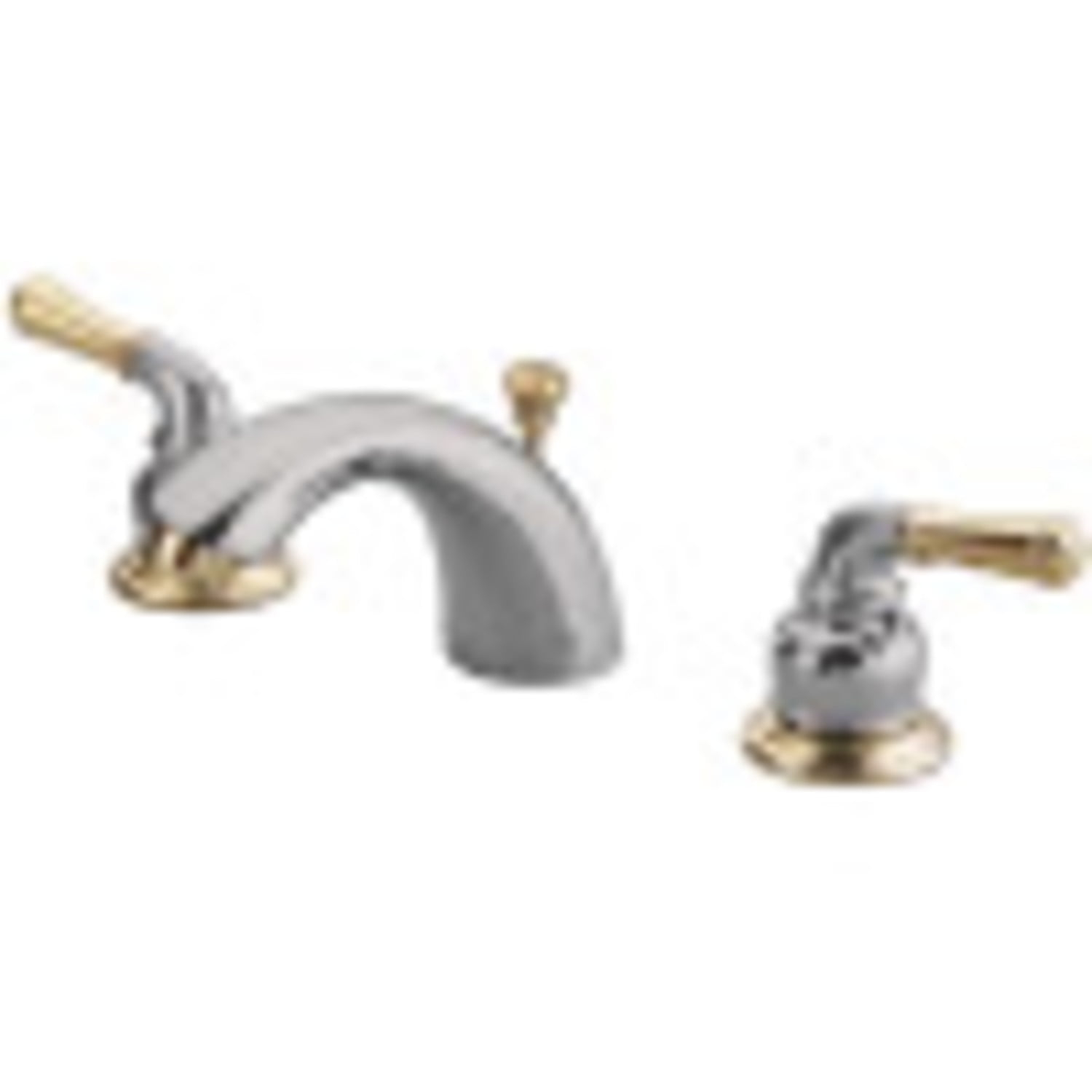 Kingston Brass KB954 Magellan Mini-Widespread Bathroom Faucet, Polished Chrome/Polished Brass