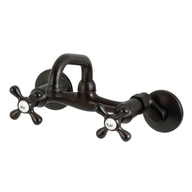 Kingston Brass Kingston Two-Handle 2-Hole Wall Mount Bar Faucet