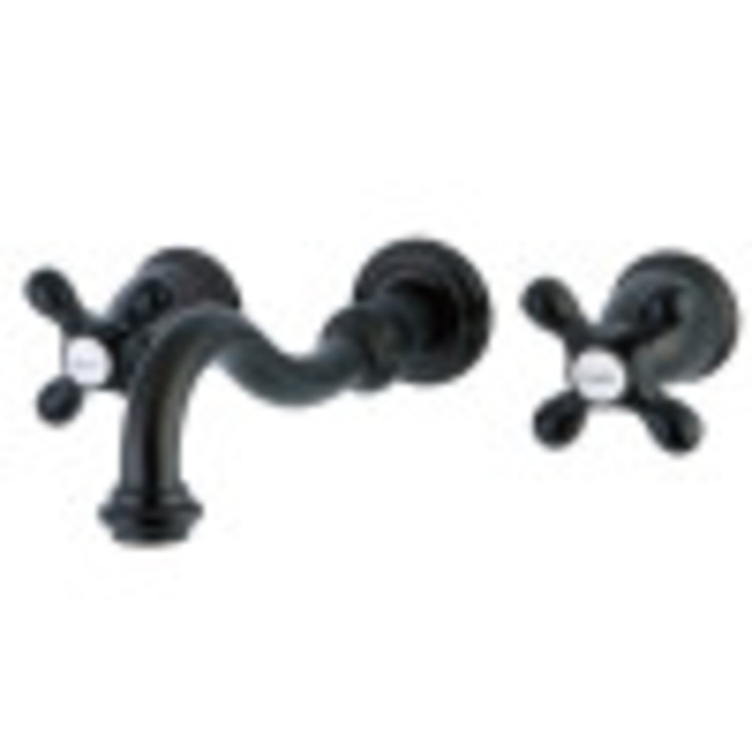 Kingston Brass Vintage Two-Handle 3-Hole Wall Mount Bathroom Faucet