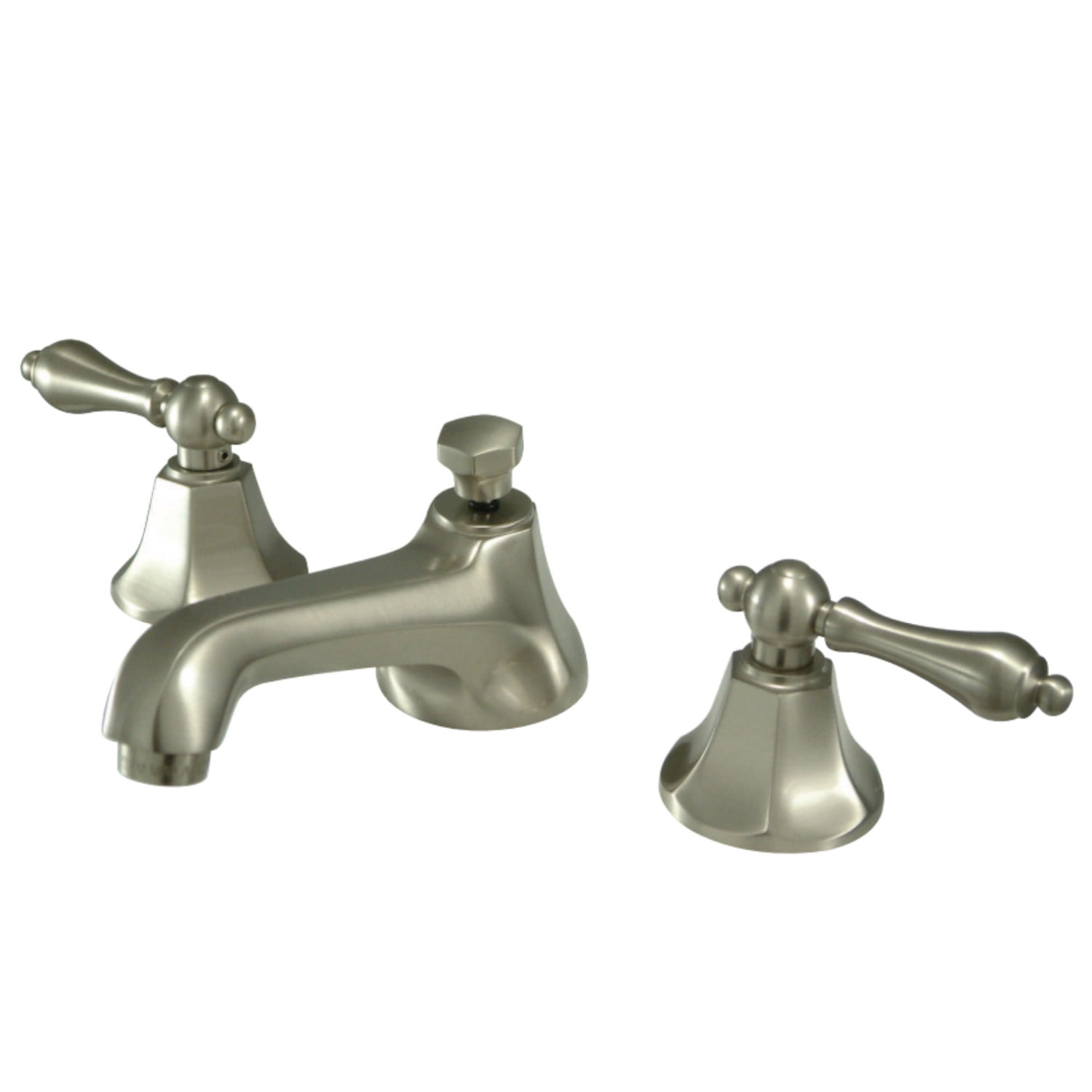 Kingston Brass KS4468AL 8 in. Widespread Bathroom Faucet, Brushed Nickel
