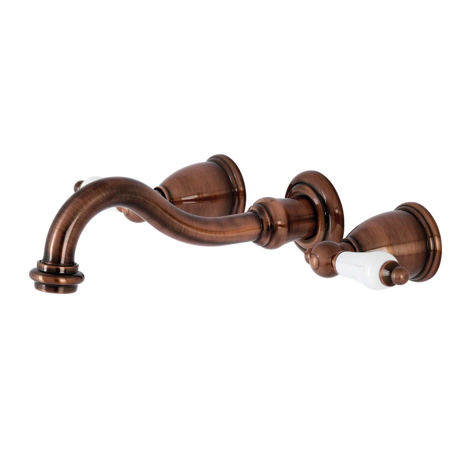 Kingston Brass Vintage Two-Handle 3-Hole Wall Mount Bathroom Faucet