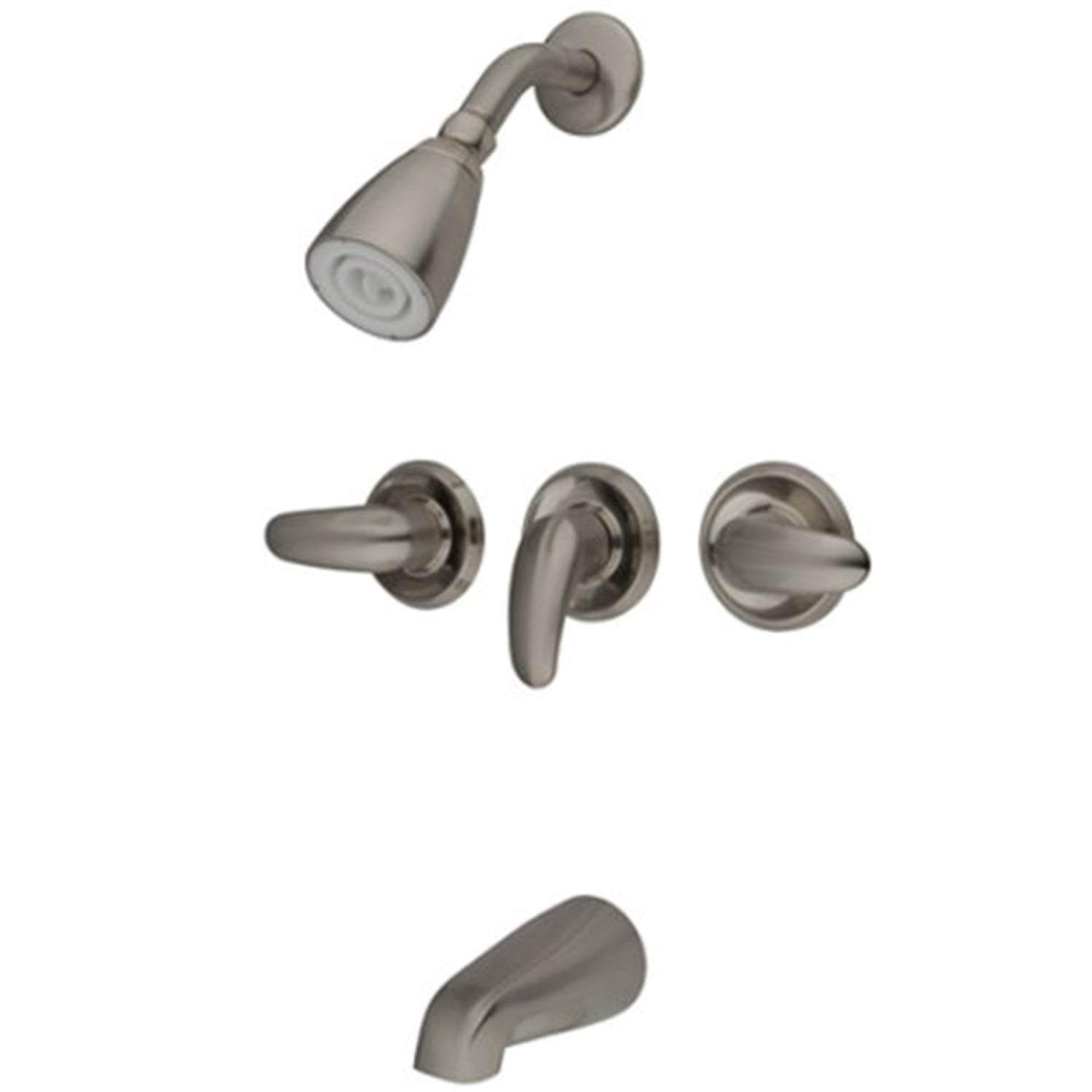 Kingston Brass KB6238LL Kingston Brass Legacy Triple-Handle Tub and Shower Faucet