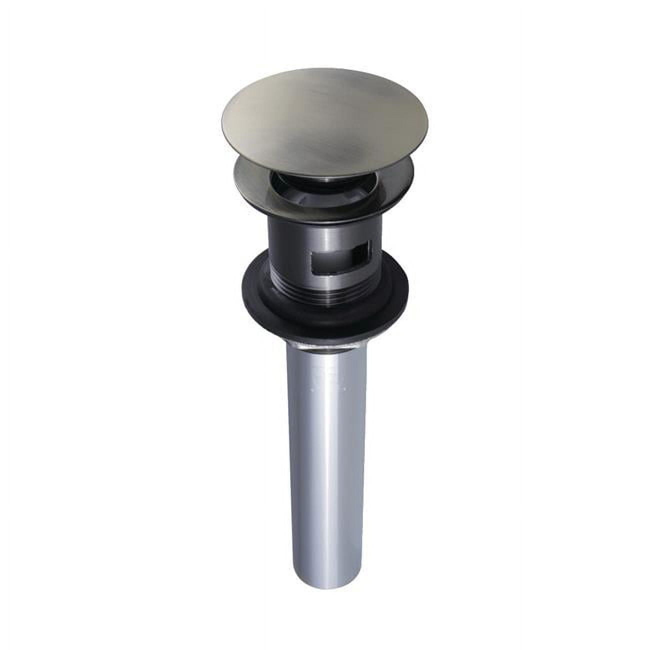 Kingston Brass Push Pop-Up Bathroom Sink Drain with Overflow, 22 Gauge