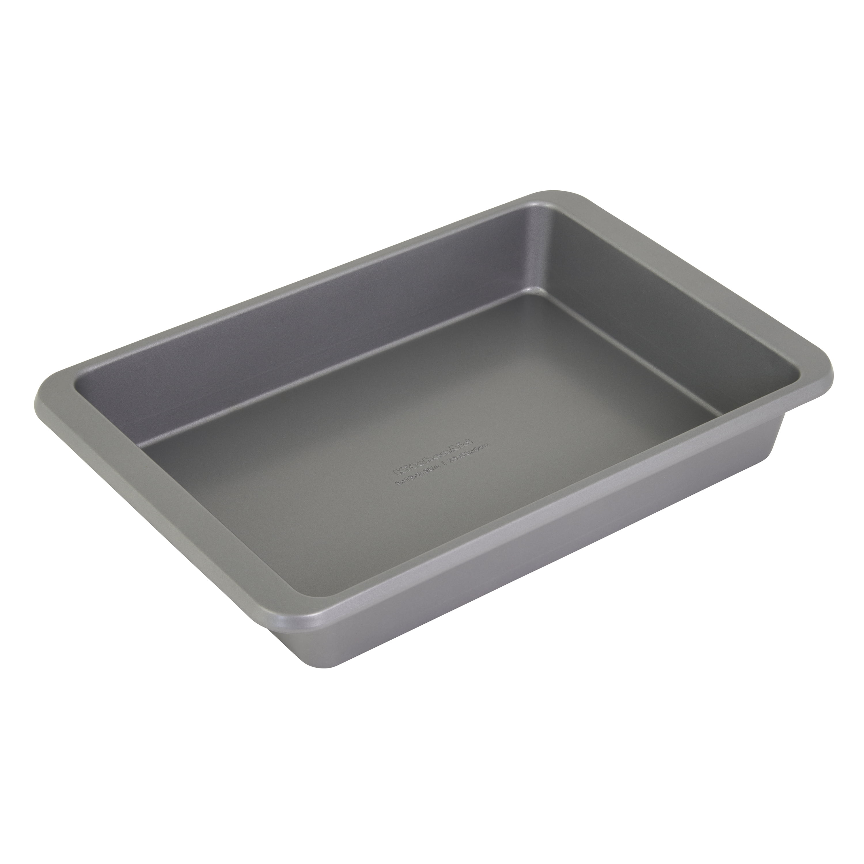 KitchenAid Aluminized Steel Nonstick 9x13-inch Sheet Cake Pan and Baking Dish, Contour Silver