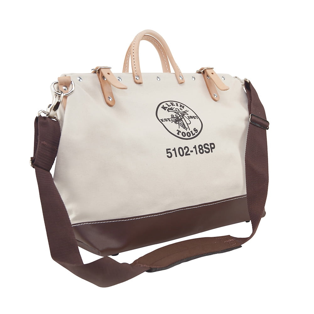 Klein Tools 5102-18SP 18 in. Deluxe Canvas Tool Bag