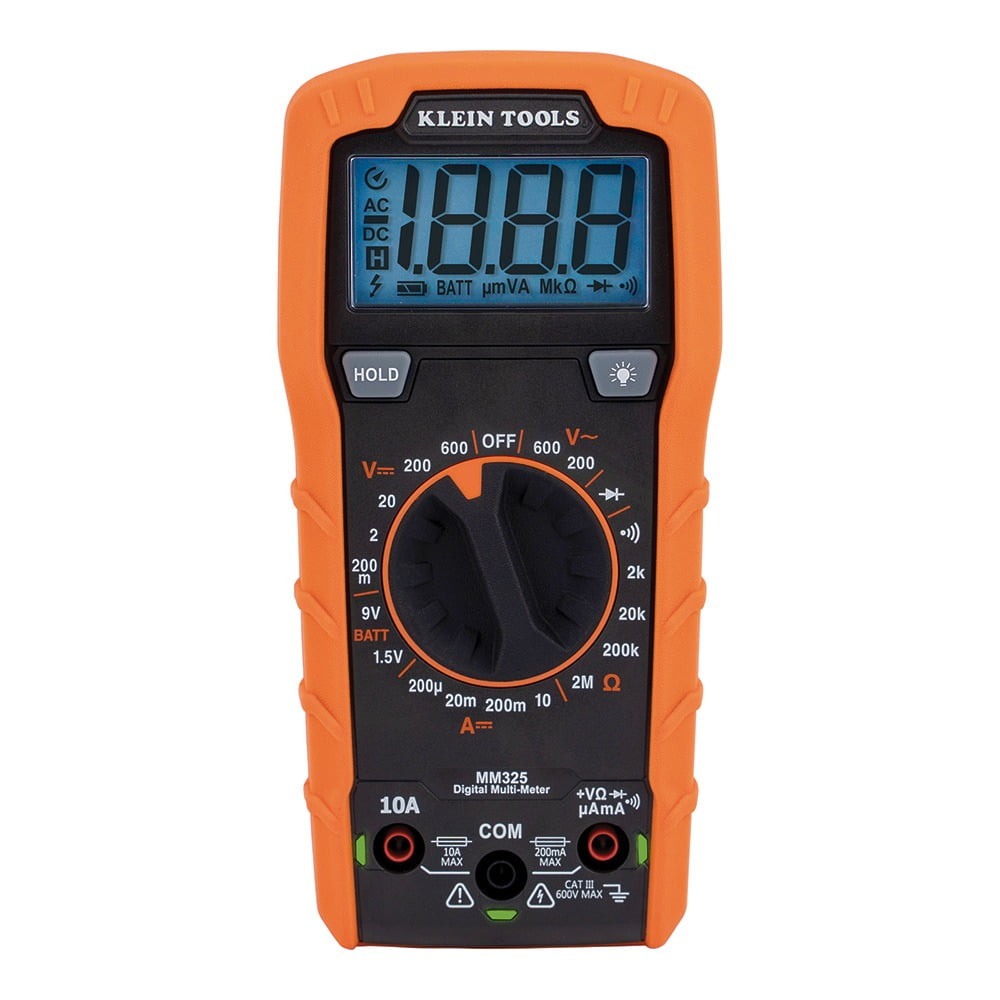 Klein Tools MM325 600V Manual-Ranging Digital Multimeter