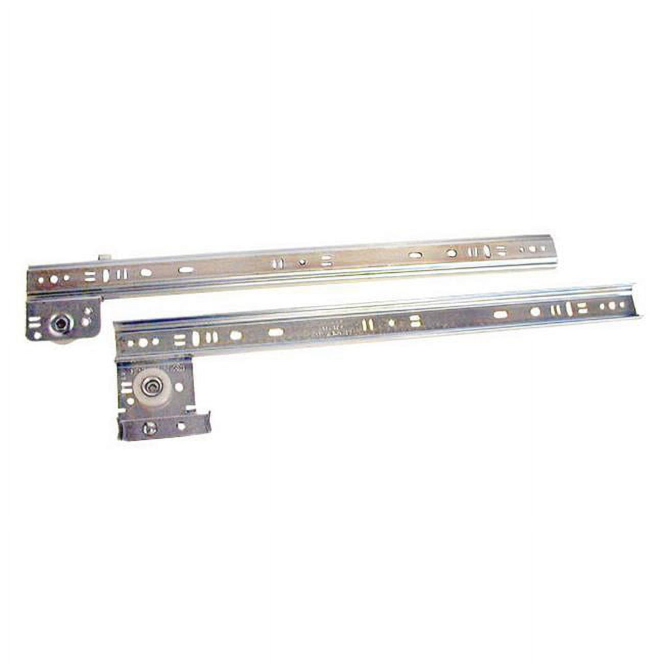 Knape & Vogt KV1300 P12 12 in. Ball Bearing 0.75 Extension Drawer Slides - 75 lbs, Zinc