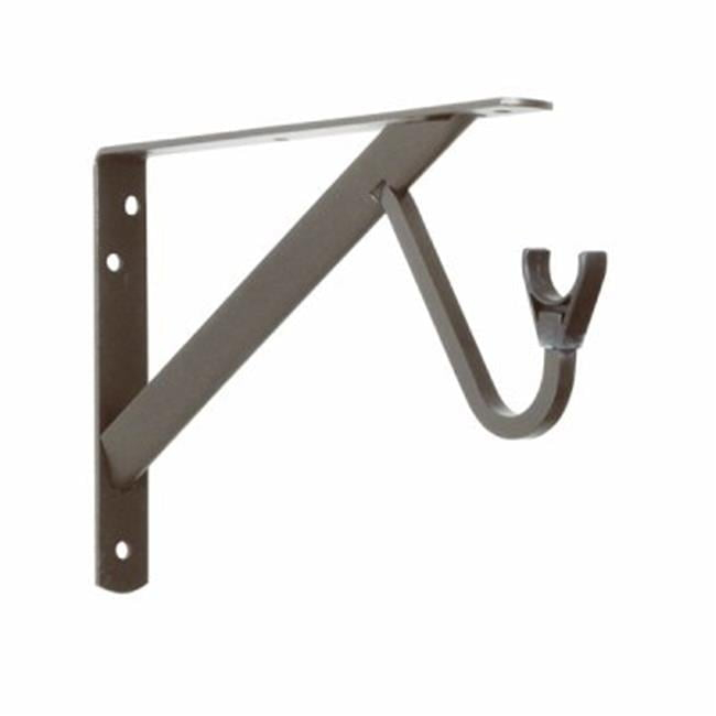 Knape & Vogt Manufacturing 217341 11 in. x 0.25 in. Bronze Shelf Bracket