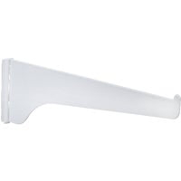 Knape & Vogt White Steel Bracket 16 Ga. 16 in. L 160 lb