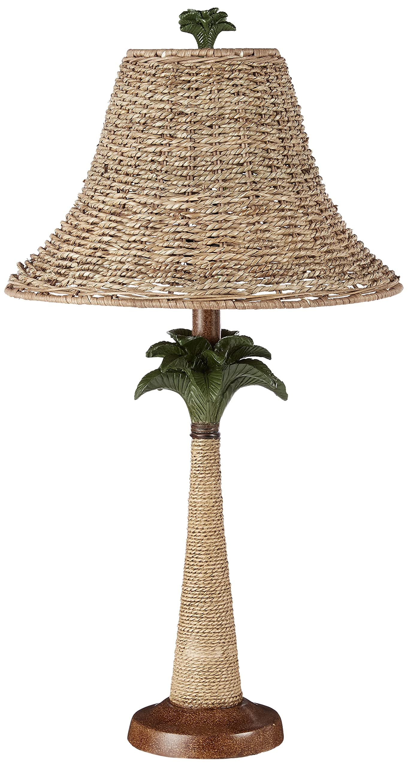 Palm Tree Rattan Lamp