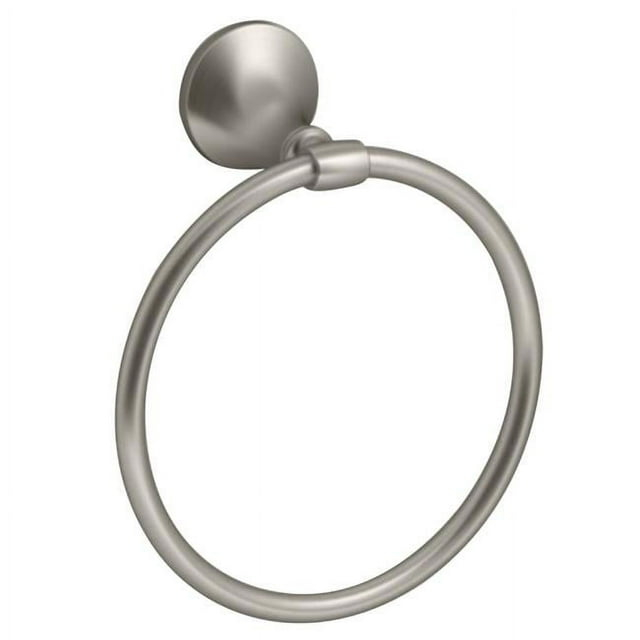 Kohler 4001863 Elliston Towel Ring, Brushed Nickel