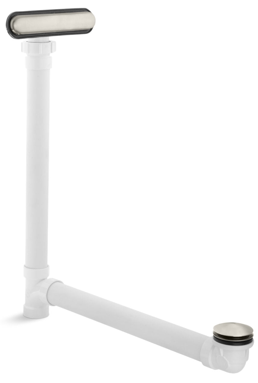 Clearflo Slotted 1.5" Leg Tub Drain with Overflow