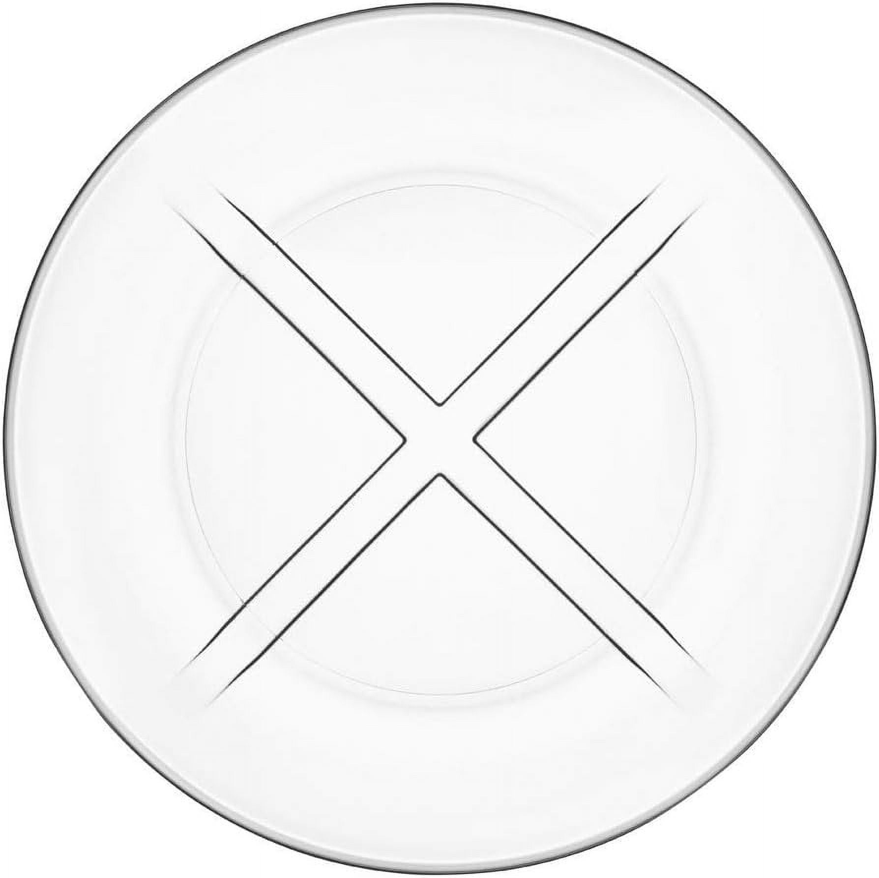 Kosta Boda Bruk 7.67'' Glass Appetizer Plate