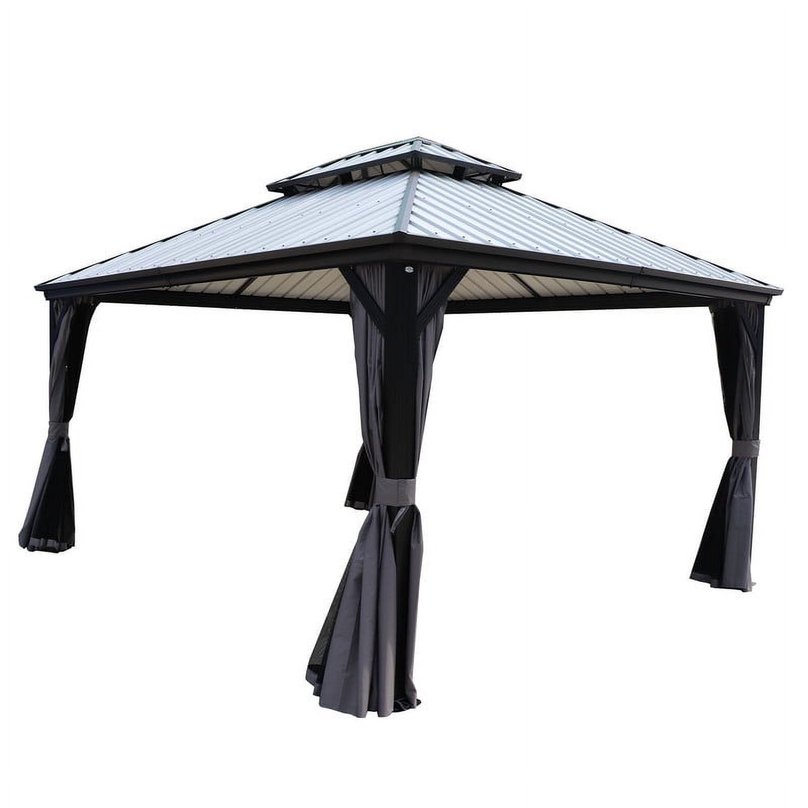 Kozyard 12ft x 12ft Hardtop Gazebo, Anti-weather