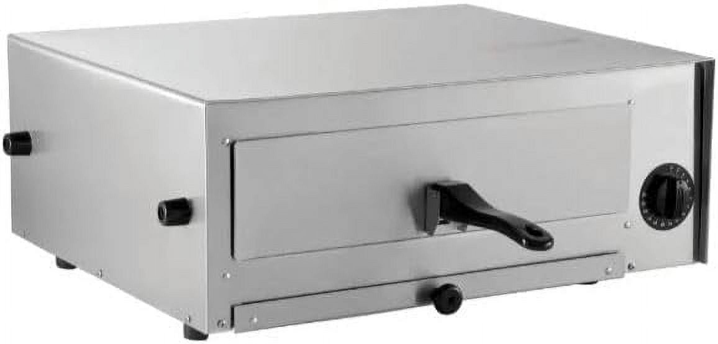 Kratos 29M-004 Countertop Electric Pizza Oven, 120V, 1450 Watts, Stainless Steel Pizza Oven Cooks Pizzas up to 12" in Diameter
