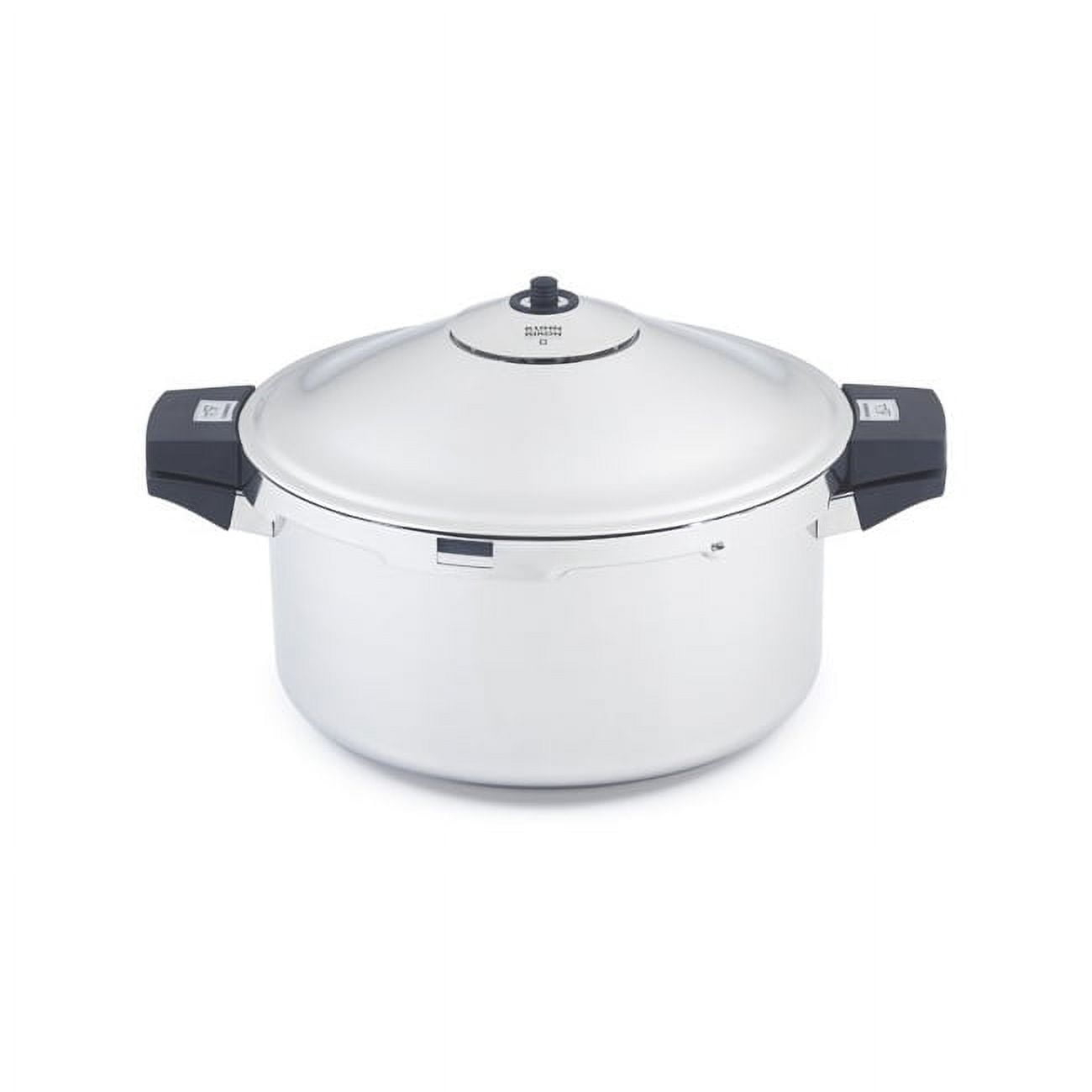 Kuhn Rikon Duromatic Stainless Steel Family Style Stockpot Pressure Cooker, 8 Qt