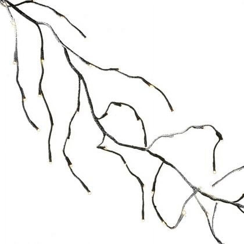 Kurt Adler 6-foot LED Twinkle Frosted Vine Garland