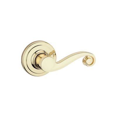 Kwikset Lido Right-Handed Lever Pull Only in PB